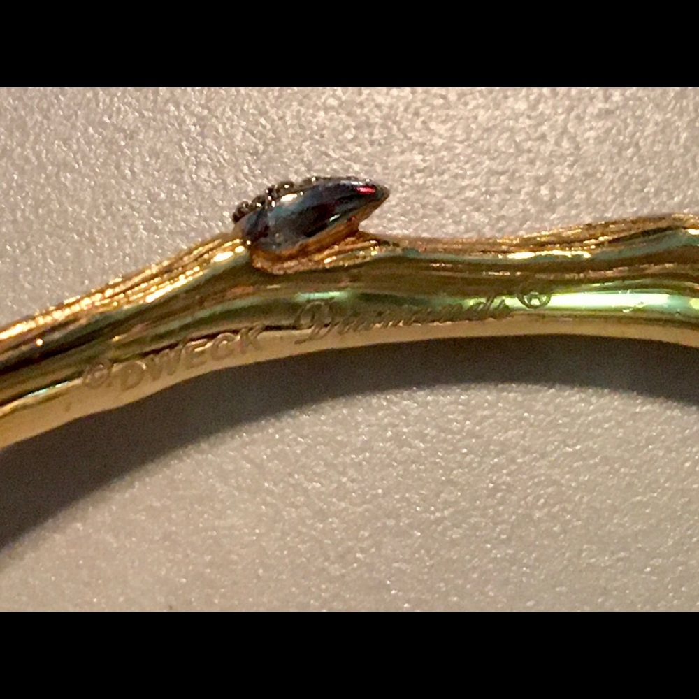 Stephen Dweck-Dweck Diamonds Sterling Silver Goldwash Twig Bracelet - Picture 5 of 8
